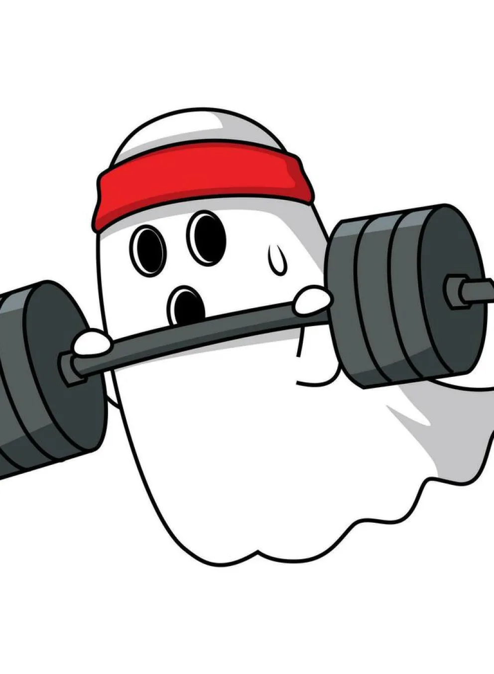 ghost lifting weights